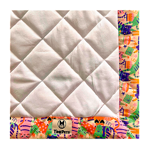 Tapete Higiênico Lavável 100% Algodão | Gatinhos