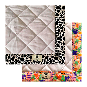 Kit 2 un Tapete Higiênico Lavável  100% Algodão | Variados II