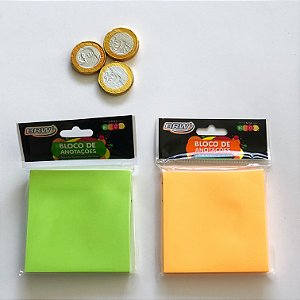 Bloco Adesivo Neon