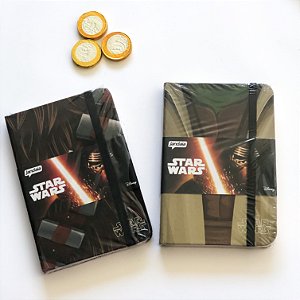 Caderneta P - 80 folhas Star Wars