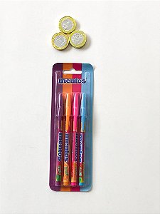 Caneta Esferográfica Mentos Colorida