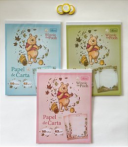 Papel de Carta - Pooh