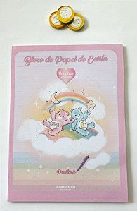 Papel de Carta - Ursinhos Carinhosos