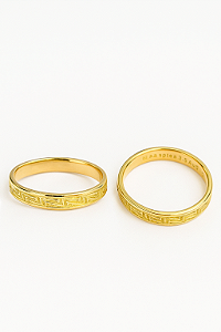 Aliança De Ouro 18k - 3D Spikes 3,50MM