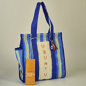 Bolsa BUENA ONDA Ubuntu + alça azul royal