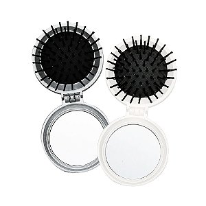 ESCOVA COM ESPELHO REDONDO