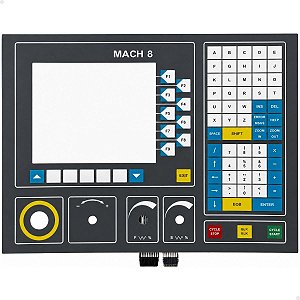 Membrana Cnc Mach 8 - Torno Centro Usinagem - NADEL CNC Automação