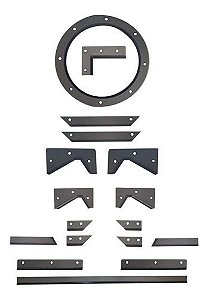 Raspadores/limpadores Nardini Logic 500 Nova 17 Pçs