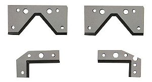 Raspadores / Limpadores Torno Galaxy 20 Romi-4 pçs