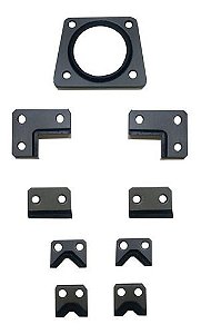 Raspadores / Limpadores Torno Tt 125 / 150 Nardini 9 Peças