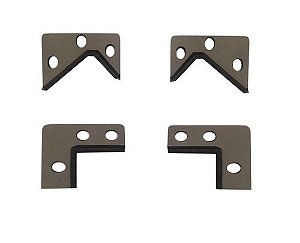 Raspadores/limpadores Torno Centur 30 Iii Romi 4 pçs