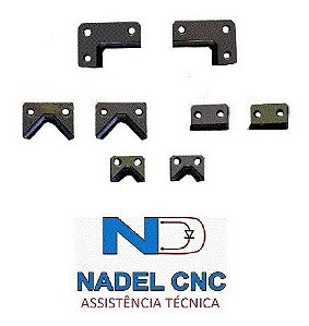 Raspadores Limpadores Torno Nardini Mascote Ms 8 Peças