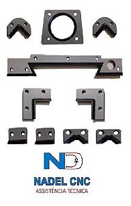 Raspadores / Limpadores Torno Logic 195 Nardini 10 Peças