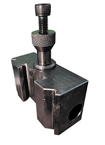 Suporte troca rápida furação 127x127mm torno ROMI NARDINI