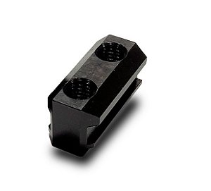 Porca T placa systec p170 m8 2 furos cnc romi / nardini