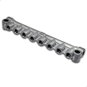 Barra distribuidora Lubrificação CNC 10 saídas M8
