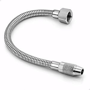 Mangueira Refrigeração 3/8 - 300mm Aço Cromado Torno Fresa