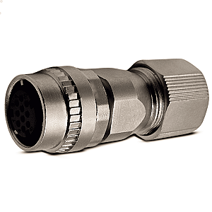 Conector Fanuc Encoder Reto 10 vias em aço romi