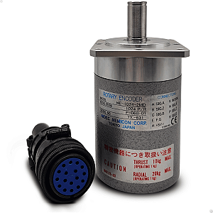 Encoder Rotativo Cnc NE-1024-2MD Nidec Nemicon + Conector