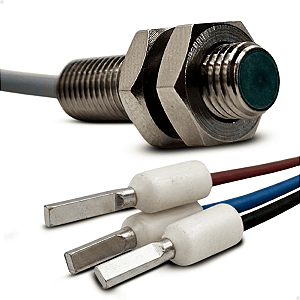 Sensor Indutivo PNP 2mm NF NBB2-8GM30-E3 5v - 30v Rosca M8