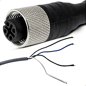 Conector Fêmea Cabo 5 metros XZCPV1141L5 M12 4 Pinos 250v