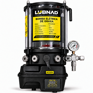 Bomba De graxa NGLI 000 a 2 Lubrificação progressiva 4L 250 BAR c/ controlador (1 SAÍDA)