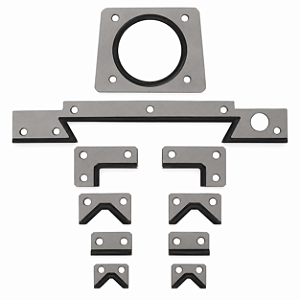 Raspadores Barramento ECO 14 Nardini Torno CNC 10pçs