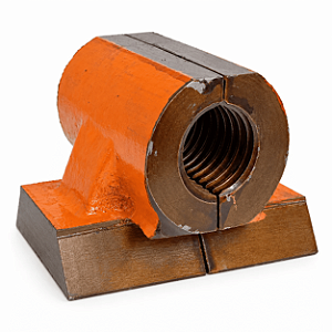Porca Bipartida Torno Nardini Mascote MS175/205/350 4 Polegadas ENGATE RABO DE ANDORINHA
