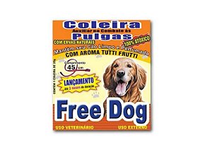 COLEIRA FREE DOG REPELENTE PULGA-ADULTO - FREE01