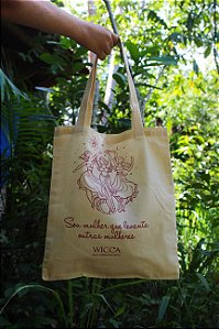 Ecobag da Coleção "Somos Deusas", estampa 5.  30x35cm com alça resistente de algodão trançado 20mm.