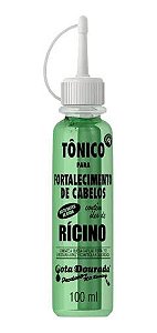 Tônico Fortalecimento Óleo De Rícino Gota Dourada 100 Ml