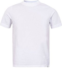 Camiseta de Poliéster Branca Infantil 2 ao 16 (P/ Sublimação)
