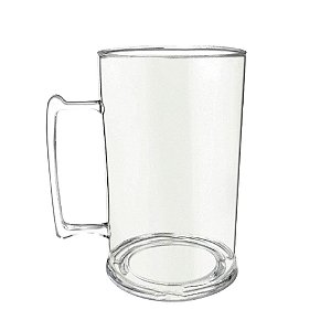 Caneca Chopp de Acrílico Transparente