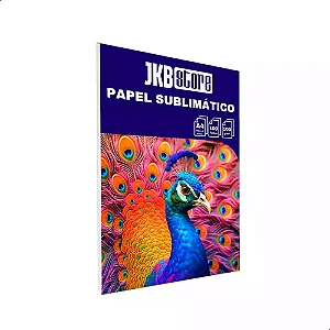 Papel Sublimatico JKB- A4 - 100 Folhas (P/ Sublimação)