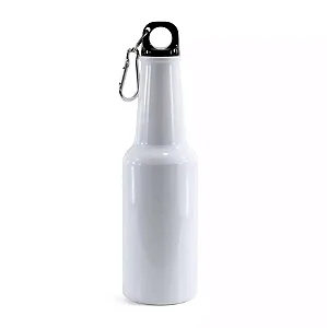 Garrafa Long Neck de Alumínio Branco para Sublimação – 500ml | Qualidade Premium