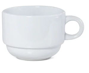 Xícara de Cerâmica Branca 150ml para Suporte Metal/Torre – Ideal para Sublimação | Qualidade Premium