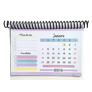 Agenda Sublimada Calendário 2026