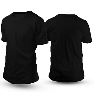 Camiseta Preta Algodão P ao G4