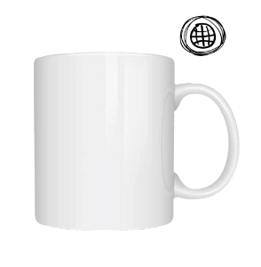 Caixa de Caneca Branca Mundi AAA 325ml Para Sublimação