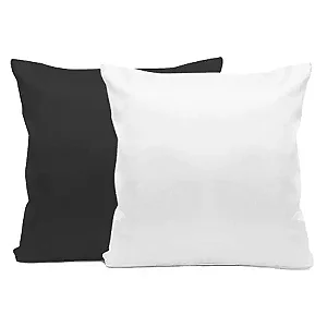 Almofada Preta com Enchimento 40x40cm para Sublimação