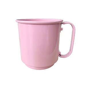 Caneca de Alumínio Rosa Para Sublimação | 400 ml