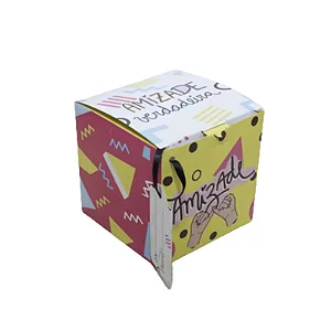 Caixinha de Caneca “Amizade Verdadeira” | Pacote com 12 Unidades