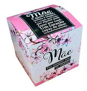 Caixinha de Caneca “Mãe Para Sempre Vou Te Amar” | Pacote com 12 Unidades