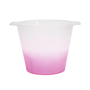 Balde de Gelo Jateado Degradê Rosa | 5L