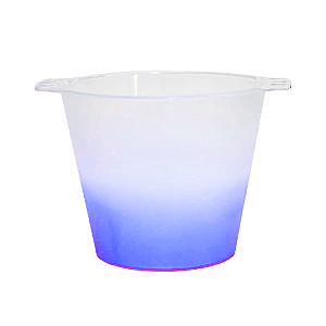 Balde de Gelo Jateado Degradê Azul | 5L