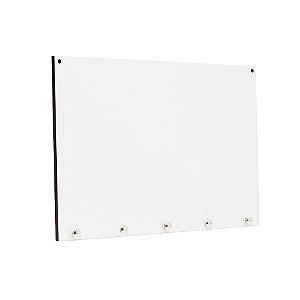 Porta-Chaves MDF 20x20cm | 3mm | 5 Rebites | Para Sublimação