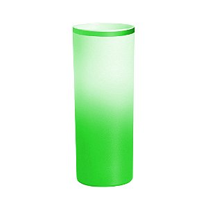 Long Drink Degradê com Borda Verde 330ml | Transfer ou DTF UV