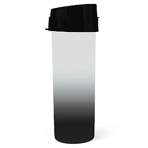 Garrafa Bio Baby Degradê Preto | Ideal para Personalização - 350 ml