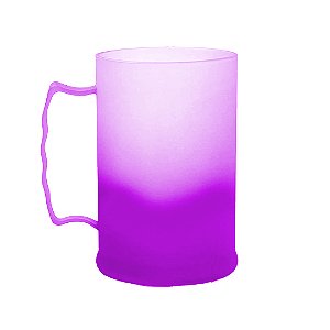Caneca de Chopp Degradê Roxo | 500ml