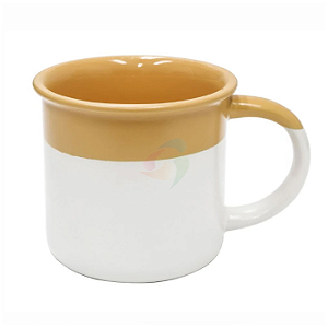 Caneca Vintage Caramelo Fosca 380ml | Para Sublimação